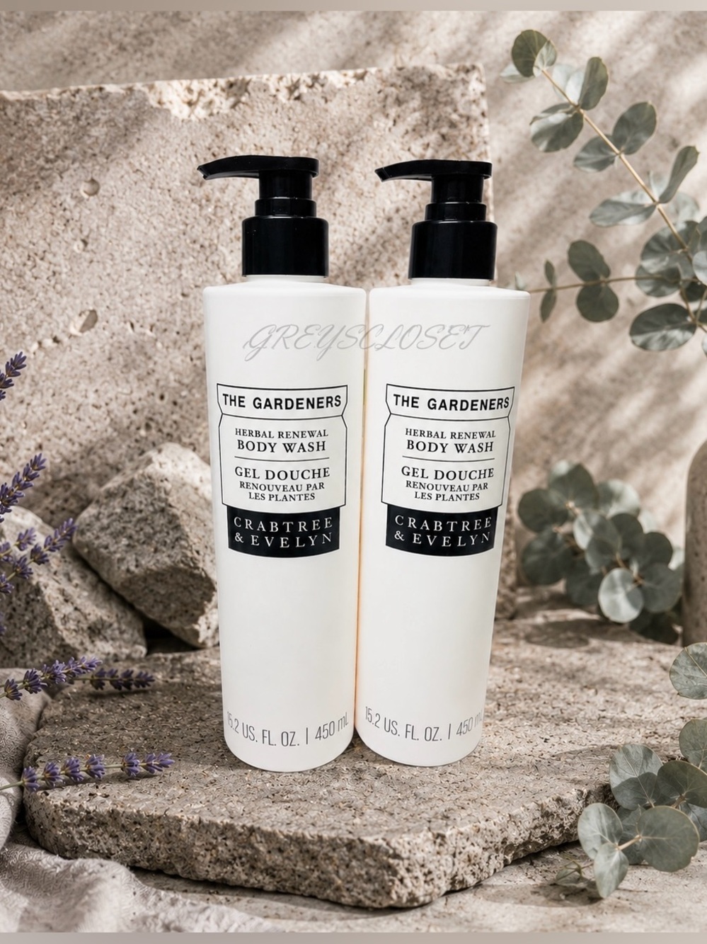 (2 PACK) BODY WASH “THE GARDENERS” CRABTREE & EVELYN - 15 fl.oz